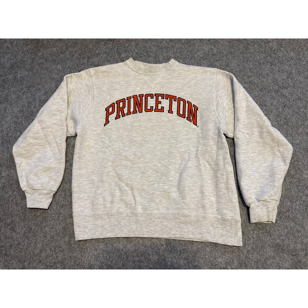 Vintage Princeton University Champion Sweatshirt Womens Large Gray Reverse Weave